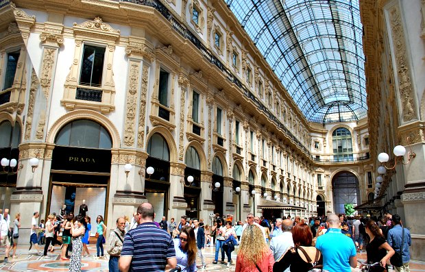 Galleria Vittorio Emanuele - Milan Shopping Arcade